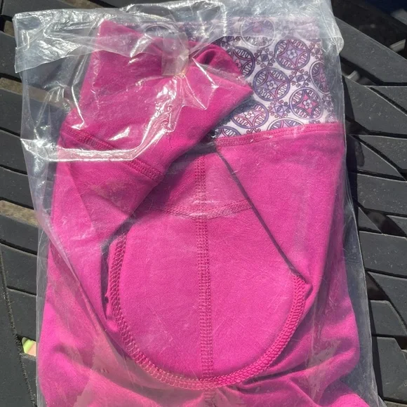 NWT, Sheila Moon padded bike shorts in pink (plum).  Sheila Na Gig Shorts, 8 in - Picture 7 of 7